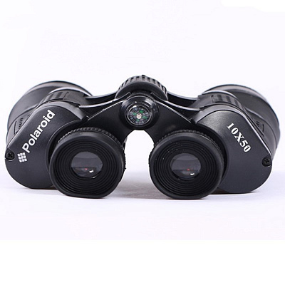 Бинокль «Polaroid» 10х50 HD, цв: черный, 543 гр.