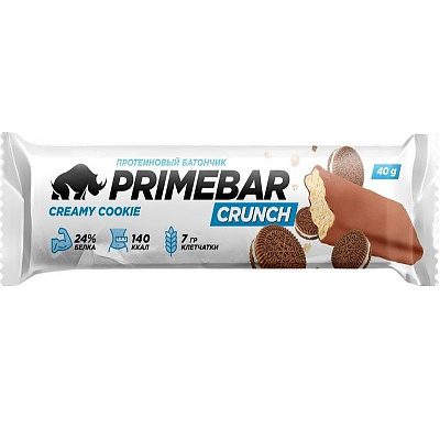 Батончик протеиновый «Primebar Crunch» сливочное печенье, 40 гр.