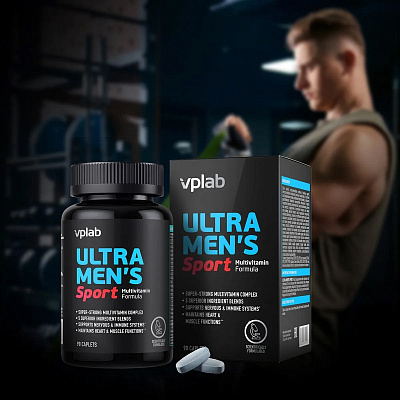 Витамины для мужчин «Ultra Mens Sport» 90 капс.