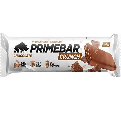 Батончик протеиновый «Primebar Crunch» шоколад, 40 гр.