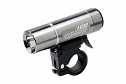 Вело-Фара передняя «GUNNER» 1 светдиод, 2 режима, цвет: титаниум.