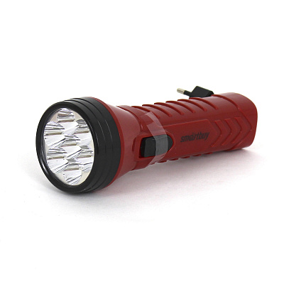 Фонарь ручной «SBF-93-R» светодиодный 4LED, аккумуляторная батарея