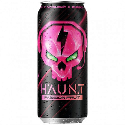 Напиток энергетический «HAUNT» вкус: маракуйя, 500 мл.