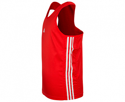 Майка для бокса «Micro Diamond Boxing Top» цв: красный.