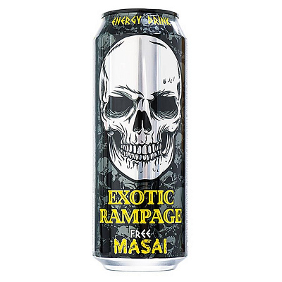 Напиток энергетический «Exotic Rampage» тропические фрукты, 500 мл.