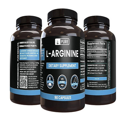 Аминокислоты «Arginine 1000» 90 капс.