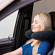 Подушка надувная «Travel Pillow» покрытие: флок, р: 33х25х8см.