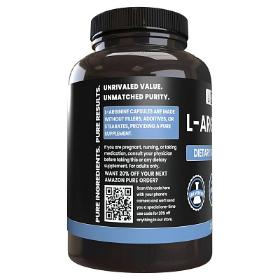 Аминокислоты «Arginine 1000» 90 капс.