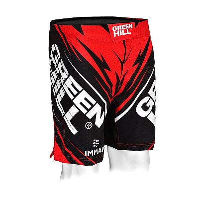 Шорты MMA IMMAF красные