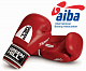 Перчатки боксерские «TIGER AIBA» кожа, цв: красный.
