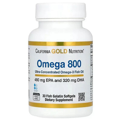 Жирные кислоты «Omega-3 800mg» 30 капс.