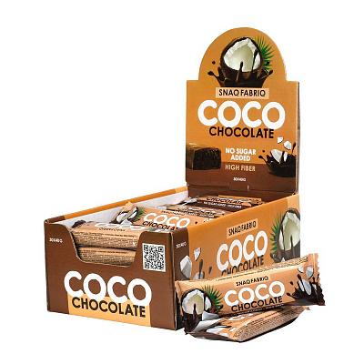 Батончик глазированный «Coco» шоколадный кокос, вес: 40 гр.