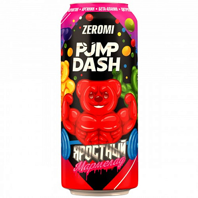 Напиток энергетический «Pump Dash» яростный мармелад, 500 мл.