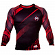 Рашгард Venum Rapid long black red