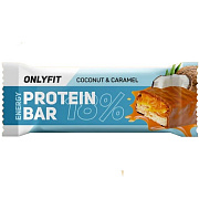 Батончик протеиновый «Protein Bar 18%» глазированный с карамелью, кокос-карамель, 50 гр.