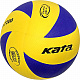 Мяч волейбольный №5 «Kata» PU 2,5, клееный, цв: желто-синий.