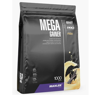 Гейнер белково-углеводный «Mega Gainer» 1000 гр.