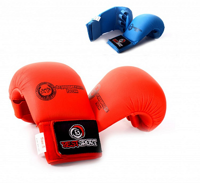Накладки для Каратэ «BS-з26» WKF PU, цв: синий