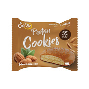Протеиновое печенье «Protein cookies» в глазури без сахара, миндаль, вес: 60 гр.