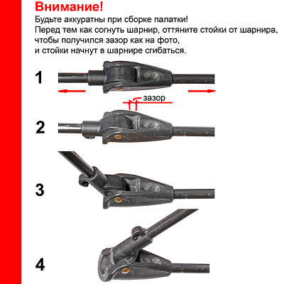 Палатка туристическая «Катунь-2» однослойная, р: 200х150х110 см.