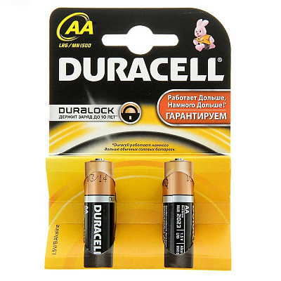 Батарейка Durasell  LR6 2BL