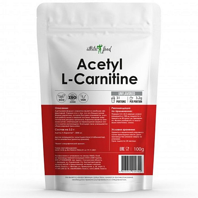 Сжигатель жира «L-carnitine Acetyl» пакет 100 гр.